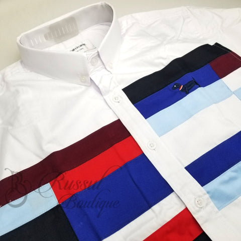 Tb Two-Toned Classy Dress Shirt | White Shirts