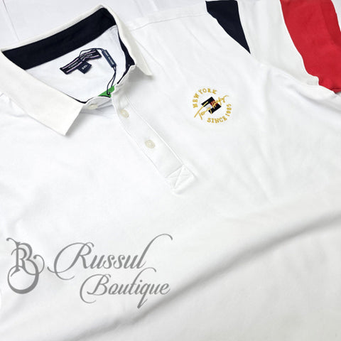 Thf Nyc Designer Polo Shirt | White