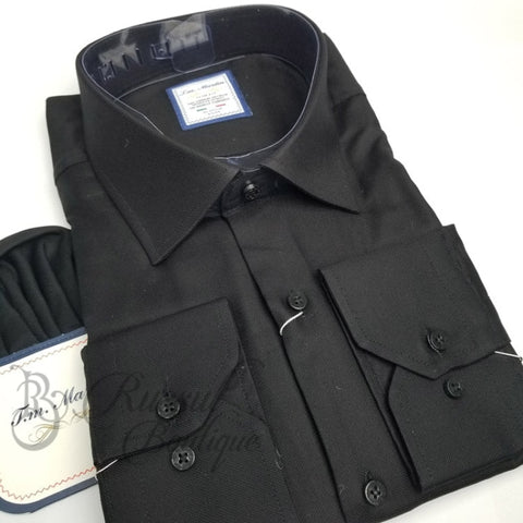 Tm Martin Mens Premium Black Shirt Shirts