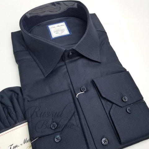 Tm Martin Mens Premium Shirt | Navy Blue Shirts