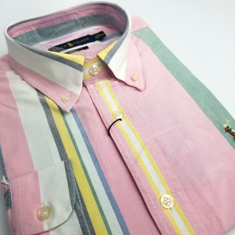 PRL designer two toned Shirt | Pink/Yellow