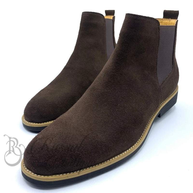 Bs Suede Chelsea Boots | Brown Boots