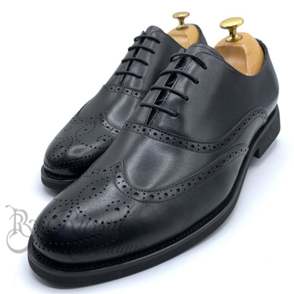 Clarks Leather Lace Up Brogues |Black Brogue