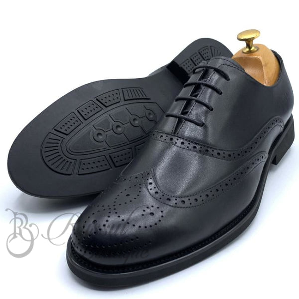Clarks Leather Lace Up Brogues |Black Brogue