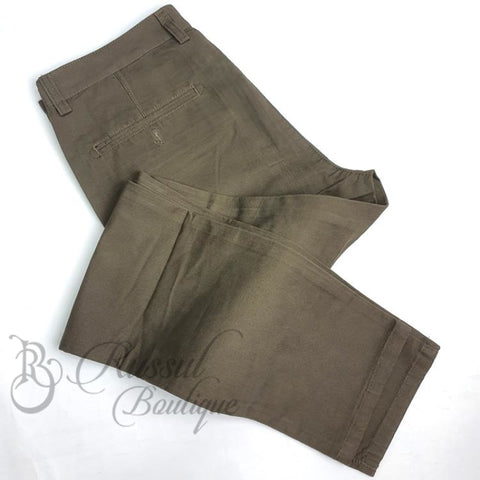 Mens Chinos Trouser | Army Green